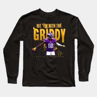 Justin Jefferson Griddy Long Sleeve T-Shirt